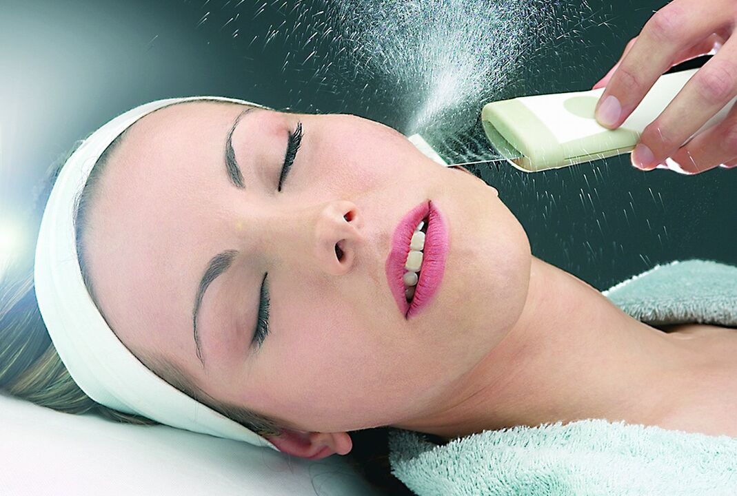 ultrasonic face cleanser for rejuvenation