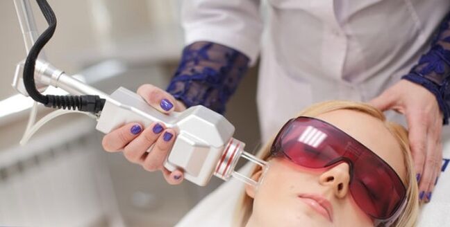 The principle of face rejuvenation with a laser